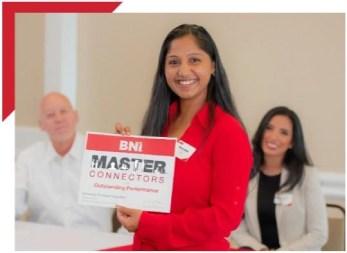 BNI member recognized for building strong business connections.